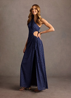 Candyce Navy Cut Out Maxi Dress image5