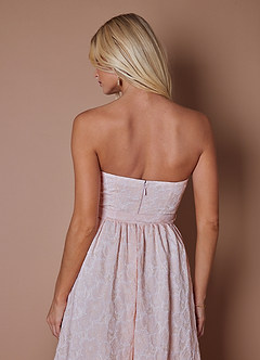 Abito Lungo Rosa Pallido Vesna image7