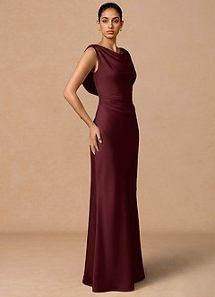 suknia Wino Maxi Evarine image4