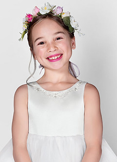 Azazie Redondo Flower Girl Klänningar Klänning Balklänning i Tyll Broderad image3