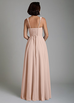 Azazie Azaria Bridesmaid Dresses English Rose A-Line Corset Chiffon Dress image6