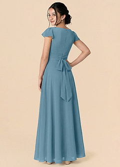 Azazie Payton Klä av A-Line i Chiffong Rosett image2