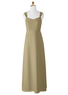 Azazie Denice Junior Cedar Rose A-Line Chiffon Dress image8