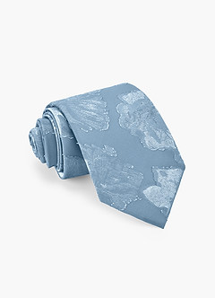 front Nowoczesny krawat w kwiaty w tonalnym stylu