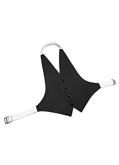 front Boy's Matte Satin Vest