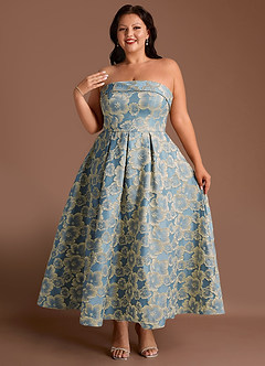 Florentine Lake Blue Maxi Dress image10