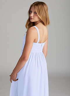 Azazie Chanel Junior Lavender A-Line Sweetheart Neckline Chiffon Dress image5