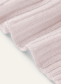 front Chal esponjoso de mezcla de mohair y lana