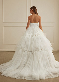 Christian Siriano Bridal for Azazie 2008 Wedding Dresses Diamond White Ball-Gown Sequins Tulle Dress image10