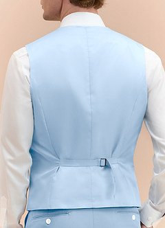 front James Himmelblau Anzugweste