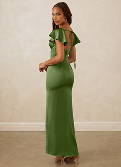 Christian Siriano Bridal for Azazie 1005 Bridesmaid Dresses Juniper Sheath Sweetheart Neckline Stretch Satin Dress image8