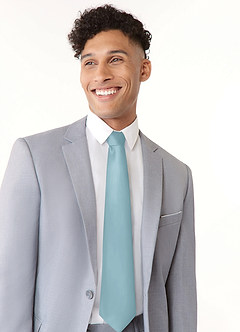 front Matte Satin Wide Tie