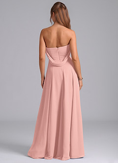 Azazie Almina Bridesmaid Dresses Rosette A-Line Off the Shoulder Chiffon Convertible Dress image7