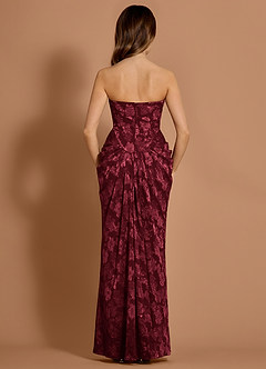 Giselle Vino Vestido largo image2