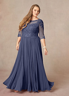 Azazie Corinne Mother of the Bride Dresses Stormy A-Line Sequins Chiffon Dress image10