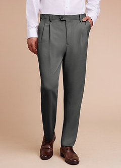 front Owen Carbón Pantalones de vestir ligeros y a medida