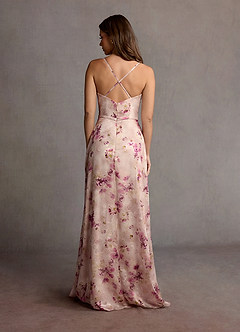 Venus Mauve Floral Maxi Dress image2