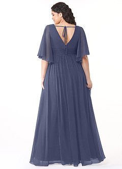 Azazie Temeka Bridesmaid Dresses Stormy A-Line Ruched Chiffon Dress image8