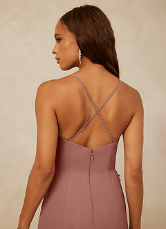 Christian Siriano Bridal for Azazie 1006 Bridesmaid Dresses Cedar Rose Mermaid Ruched Chiffon Dress image7