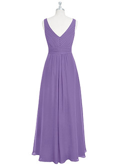 Azazie Pierrette Bridesmaid Dresses Tahiti A-Line Pleated Chiffon Dress image8