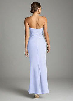 Azazie Saylor Jurken voor bruidsmeisjes Jurk van Chiffon met Zeemeermin Strapless Lavendel image11