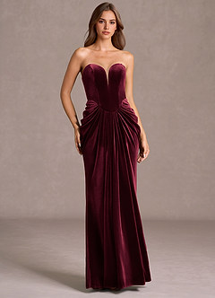 Sylvie Wine Maxi Gown image5