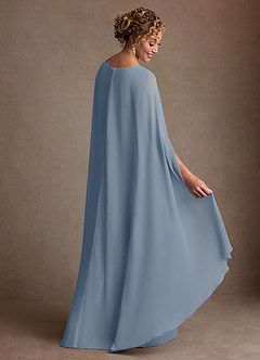 Azazie Boudica Suknie dla Matki Panny Młodej Linia A Pofałdowany Szyfon Długość podłogi Sukienka image4