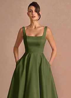 Brynn Olive Midi Dress image6