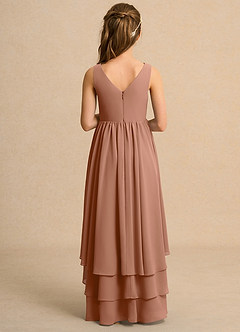 Azazie Kitten Junior Formal Flower Girl Klänningar Klä A-Line i Chiffong image2