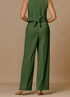 front Rowan Olive Refined Weave Performance pants