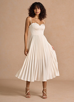 Amélie Cream Midi Dress image3