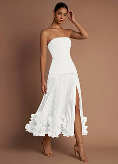 Robe Midi Blanc Marnie image5