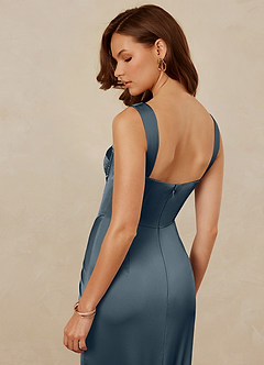 Christian Siriano Bridal for Azazie 1017 Brautjungfernkleider Etui Herzausschnitt Stretch-Satin Kleid Zwielichtviolett image8
