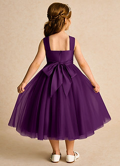Azazie Dovey Robe Demoiselle D'honneur Fillette Robe Princesse en Tulle Arc Grain De Raisin image3