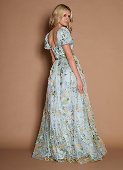Robe Maxi Bleu Ciel Marisa image2
