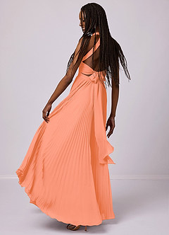Barbie ♥ Azazie Bridesmaid Dresses Sunset A-Line Pleated Chiffon Dress image4