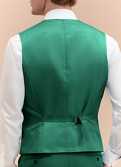 front James Smaragdgrön Kostymväst