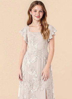 front Azazie Jaymie Junior Formal Dress