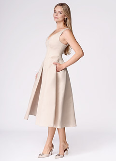 Liora Cream Midi Dress image2