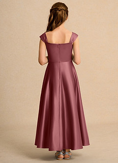 Azazie Bundle Junior Formal Flower Girl Klänningar Klä A-Line i Matt satäng Plisserad image2