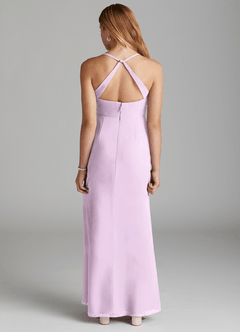 Azazie Becca Junior Robe Sirène en Mousseline de soie Frostiges Flieder image4