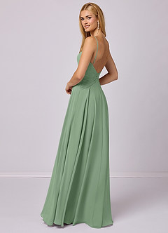 Barbie ♥ Azazie Bridesmaid Dresses A-Line Chiffon Floor-Length Dress image4