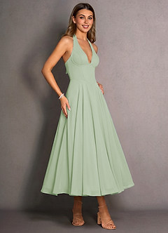 Maxi jurk Isabeau Licht Groen image4