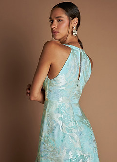 Maxi jurk Elsa Aquamarijn image3