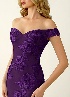 Lowlala Plum Lace Prom Dress image5