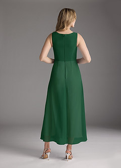 Azazie Anitta Kleider für die Brautmutter Overall/Jumpsuit Plissee Stretch-Krepp Kleid Dunkelgrün Staubiger Salbei image6