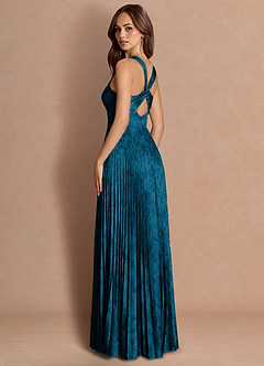 Tatiana Navy Black Maxi Dress image2