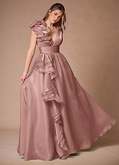 Vesper Pink Ball Gown Prom Dress image5