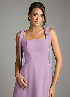 Azazie Debra Bridesmaid Dresses Wisteria A-Line with Pockets Chiffon Convertible Dress image2