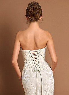 Maxi jurk Solveig Franse Witte image7